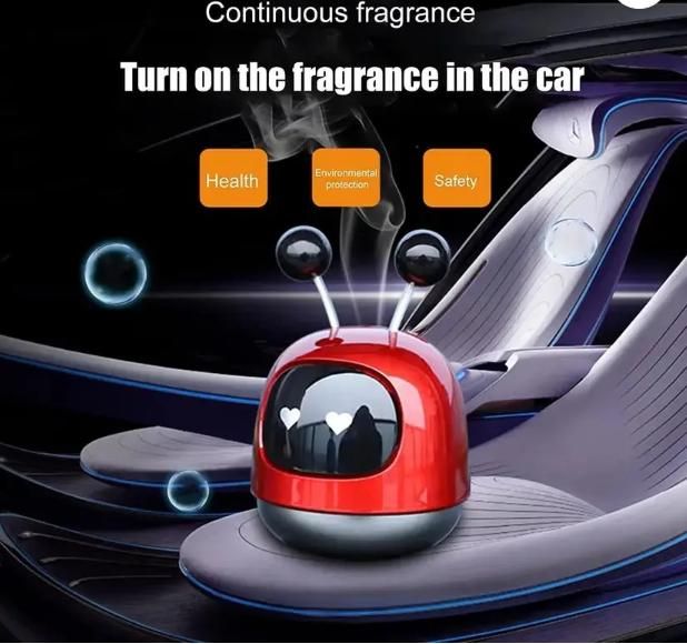 Robot Car Air Freshener Assorted Color (Pack of 1)