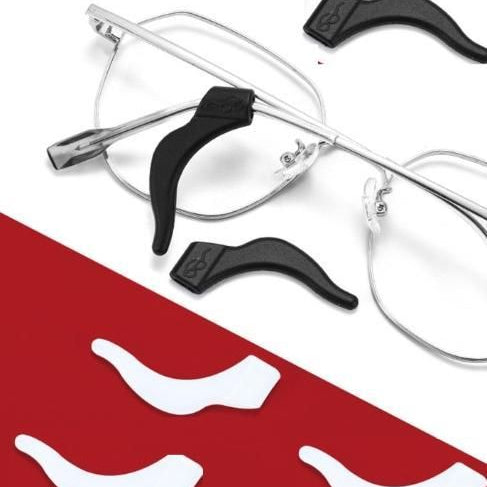 Anti-Slip Eyeglass Frame Ear Hooks (Pair of 3)