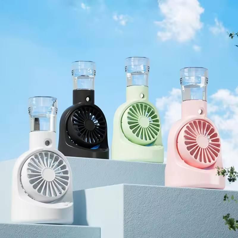 Portable Rechargeable Handheld Spray Cooling Fan